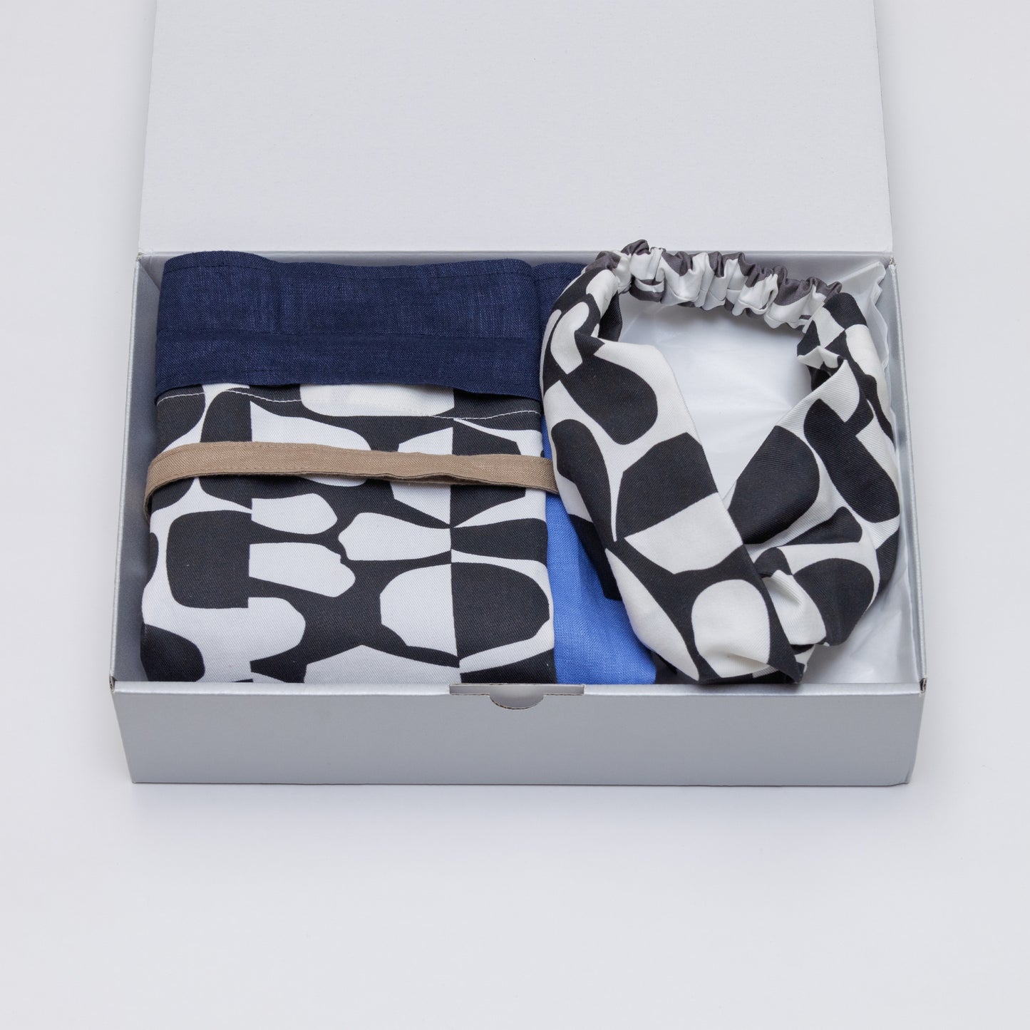 サロンエプロン＆クロスヘアバンド セット