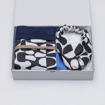 サロンエプロン＆クロスヘアバンド セット