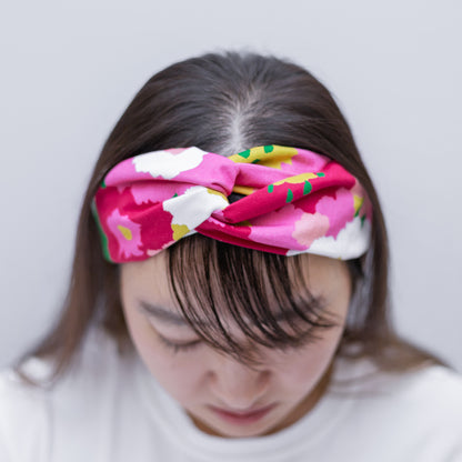 クロスヘアバンド＆シュシュ セット